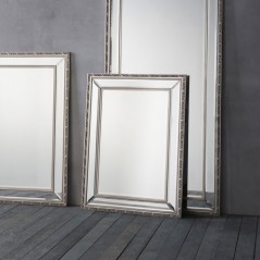 Marlebone Mirror Pewter W740 x D25 x H990mm